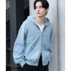 パーカー Vintage Short Zip Parker/ヴィンテージ加工ショートジップパーカー メンズ