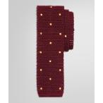 ショッピングニットタイ ネクタイ シルク ドット ニットタイ