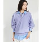 トレーナー スウェット ポロカラー スウェット レディース