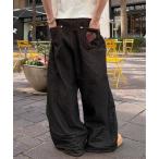  джинсы Skeleton Heart Logo Buggy Rigid Denim Pants - каркас Heart Logo Buggy rigid Denim брюки 