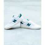 「New Balance」 ローカットスニーカー 29.0cm ホワイト×グリーン メンズ