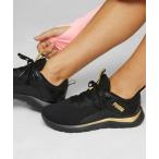 [PUMA] low cut спортивные туфли 25.0cm черный × Gold женский 