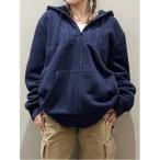 「GAP」 ジップアップパーカー M ネイビー メンズ