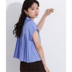 「N.（N. Natural Beauty Basic）」 半袖ブラウス MEDIUM ブルー レディース