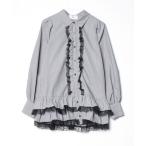 ショッピングチュニック 「jouetie」 長袖チュニック MEDIUM ブラック レディース