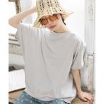「niko and...」 半袖カットソー MEDIUM グレー レディース