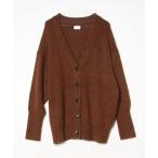 ショッピングロングカーディガン 「Ungrid」 ニットカーディガン FREE ブラウン レディース