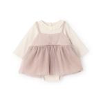 ショッピングロンパース ベビー服 ロンパース チュールOPロンパース