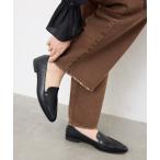 ショッピングバレエシューズ バレエシューズ パンプス 「追加」スクエアステッチソフトローファー