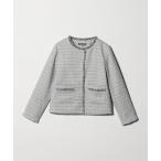 ジャケット ノーカラージャケット ツイードライク フリンジジャケット 「A DAY IN THE LIFE」 レディース