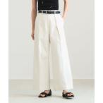 チノパン タック チノ ワイドパンツ「手洗い可」 レディース