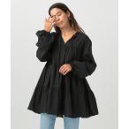 [BAYFLOW] длинный рукав туника FREE черный женский 