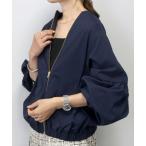 ショッピングVita 「Aletta vita」 ブルゾン FREE ネイビー レディース