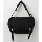 ショッピングメッセンジャーバッグ 「LORINZA」 メッセンジャーバッグ MEDIUM ブラック メンズ