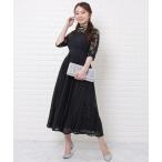 「Lace Ladies」 半袖ワンピース X-LARGE ブラック レディース