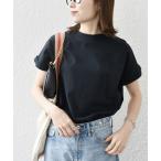 「SHIPS any」 半袖カットソー ONE SIZE ブラック レディース