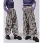 [HARE] брюки-карго FREE серебряный женский 