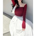 [ROYAL PARTY] вязаный ансамбль FREE красный женский 