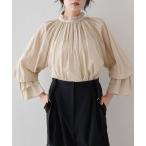 「Whim Gazette」 長袖ブラウス FREE ライトベージュ レディース