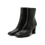 「Mila Owen」 ショートブーツ 37 ブラック レディース