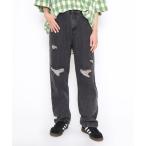 [PUNYUS] Denim брюки 1 черный женский 