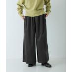 パンツ ドットコーデュロイワイドパンツ レディース