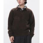  свитер вязаный RAGLAN SLEEVE KNIT PORO /la gran рукав вязаный рубашка-поло мужской женский 