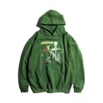 ショッピングダメージ パーカー THRIFTY LOOK/スリフティールック WORN-OUT BAND HOODIE 'NIRVANA' ダメージバンドフーディ ニルヴァ