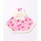  baby цветочный принт флис пончо 