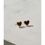 ピアス 「BAQLESS」Amity Black Heart ピアス レディース