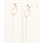 [Phoebe] серьги ( обе уголок для ) FREE желтое золото женский 