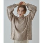 「Bab」 長袖ニット FREE サンド