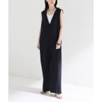 「IENA」 オールインワン 36 ネイビー レディース