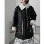 [forksy.] мутоновое пальто FREE черный женский 