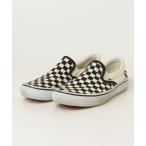 「VANS」 スリッポン - ベージュ レディース