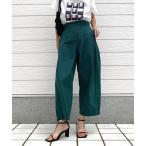 [Q] брюки - зеленый женский 