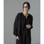 [NANO universe] вязаный ансамбль FREE черный женский 