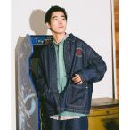 ショッピングJACKET デニムジャケット gジャン 「niko and ...JEANS」 EMBROIDERED DENIM JACKET メンズ