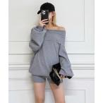 ショッピングスパンコール ニット セーター スパンコールニットオフショルトップス レディース