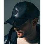 ショッピングシフォン キャップ 帽子 1PIU1UGUALE3 RELAX × Mark Gonzales(ウノピゥウノウグァーレトレ リラックス)アップリケシンセティック