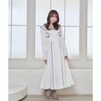 ワンピース Decorte point piping one-piece