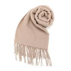 ストール マフラー カシミヤタッチ無地マフラー レディース