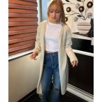 ショッピングロングカーディガン カーディガン ロングニットカーディガン レディース