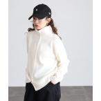 ニット セーター ダブルジップニット レディース