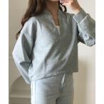 tシャツ Vネックスウェットシャツ レディース