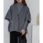 ポンチョ ニットポンチョベスト レディース