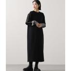 ショッピングマキシ丈ワンピース ワンピース ライン配色ミラノリブワンピース