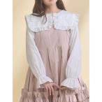 ショッピングブラウス ブラウス シャツ ribbonフリルカラーブラウス レディース