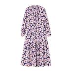 ショッピングティアード ワンピース フェザリーフラワープリント ティアードワンピース