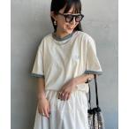 tシャツ 「WEB先行予約」「FRED PERRY/フレッドペリー」 別注 ワンポイントロゴ刺繍 リンガーTシャツ レディース メンズ